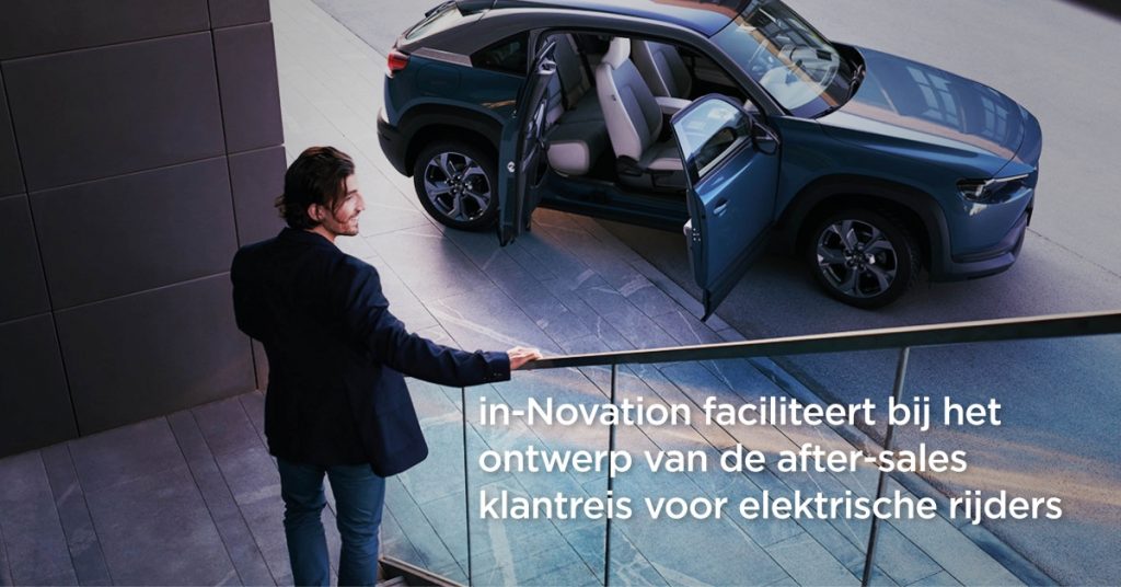 in-Novation ondersteunt Mazda bij het ontwikkelen van een blauwdruk voor de EV klantreis