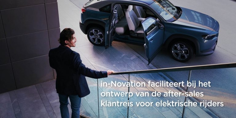 in-Novation ondersteunt Mazda bij het ontwikkelen van een blauwdruk voor de EV klantreis