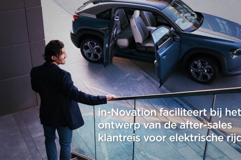 in-Novation ondersteunt Mazda bij het ontwikkelen van een blauwdruk voor de EV klantreis